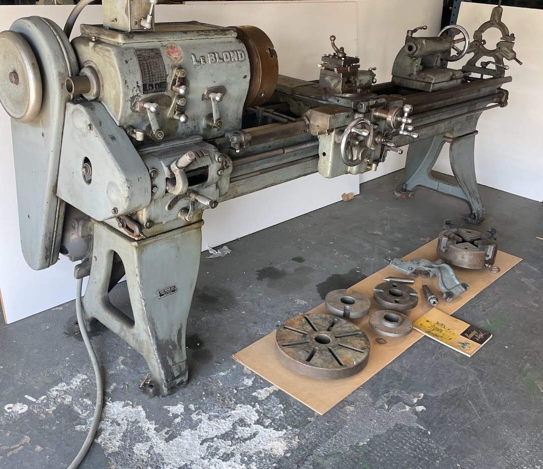 Le Blond Regal Lathe 9 1/4″ Bed 17″ x 66″ Centers MADE in USA 1950 220V 3 phase