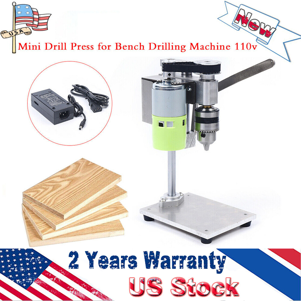 Mini Bench Top Drill Press – Variable Speed for Wood, Metal & Plastic