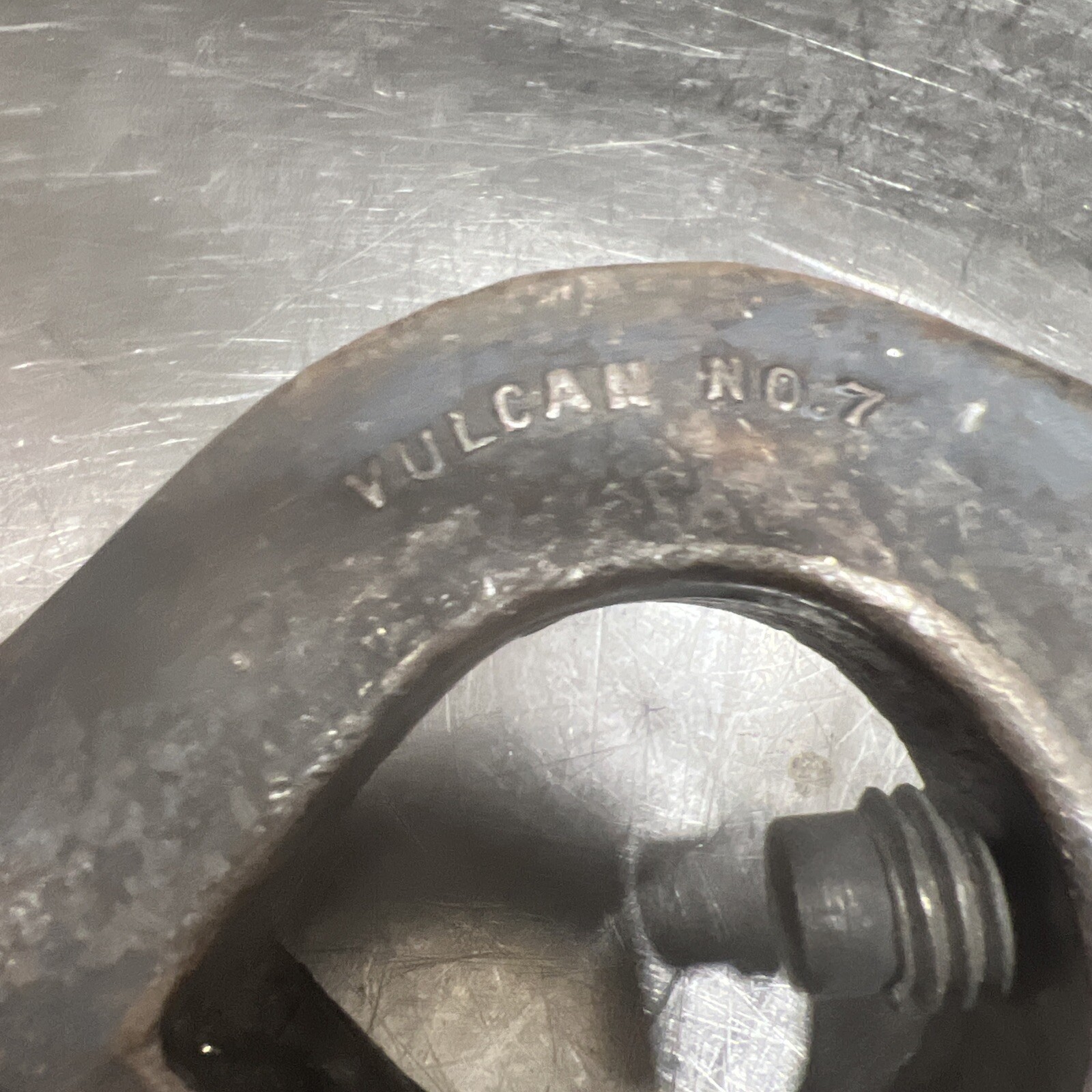 Vintage Vulcan Bent Tail Lathe Dog 1 3/4” No.7