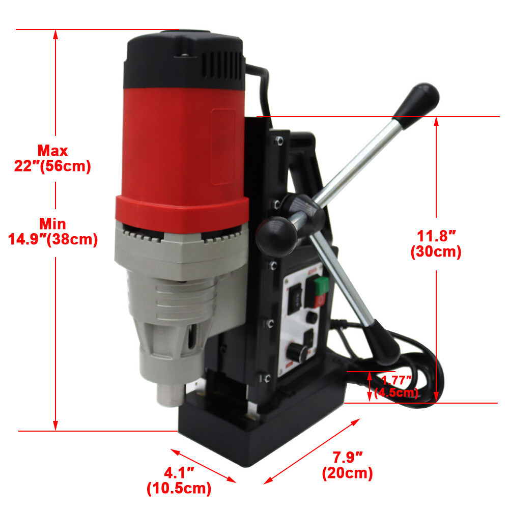 Portable Multi-functional Drilling and Tapping Magnetic Drill 1400W 110V φ23mm