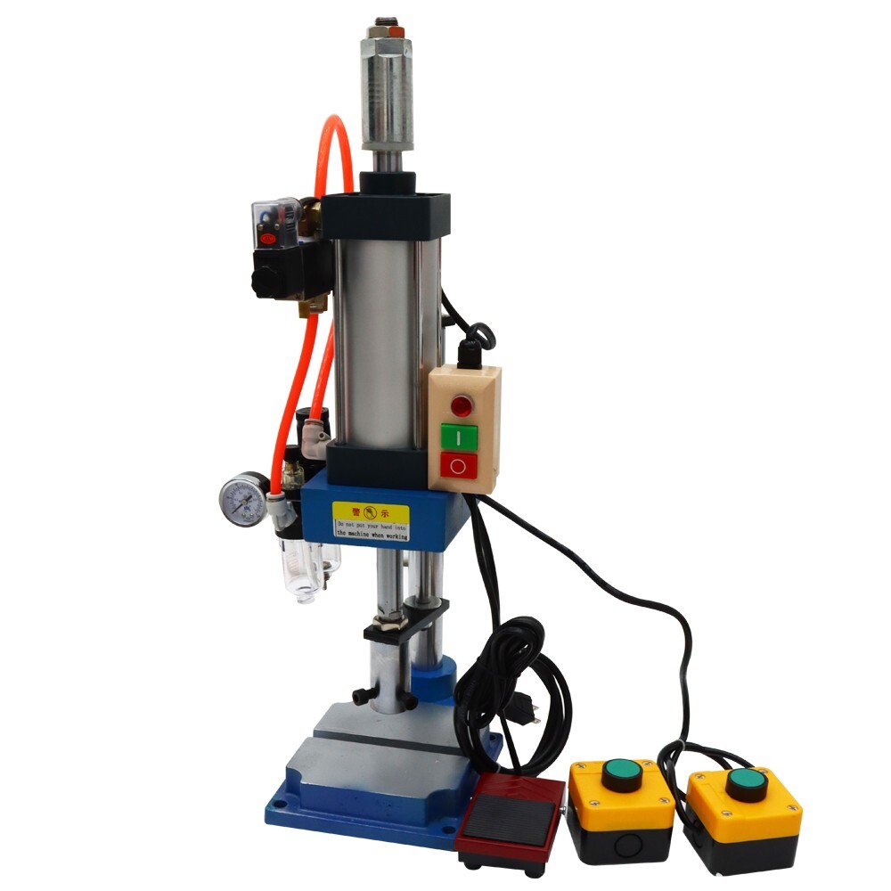 440lb/200kg Pneumatic Punch Machine for Metal Hole 2″-4″ Stroke Press Equipment