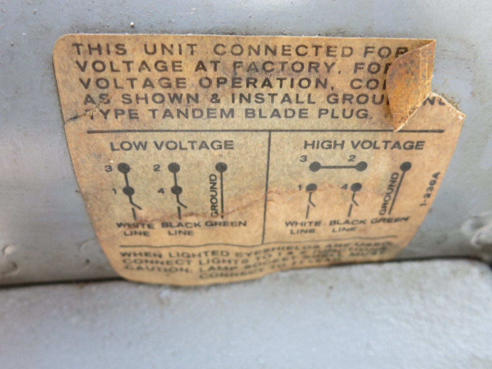Vintage Baldor 7307 7” Bench Grinder 1/2 HP 115/230V Single Phase USA