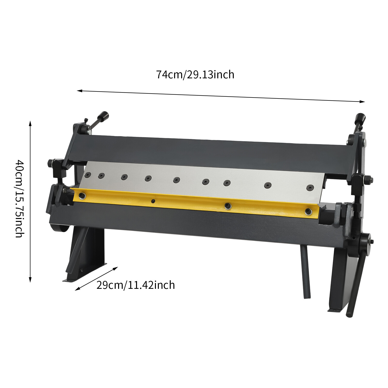 24 in Sheet Metal Bender 0-135° Brake Bending Box And Pan Brake Bending Tool