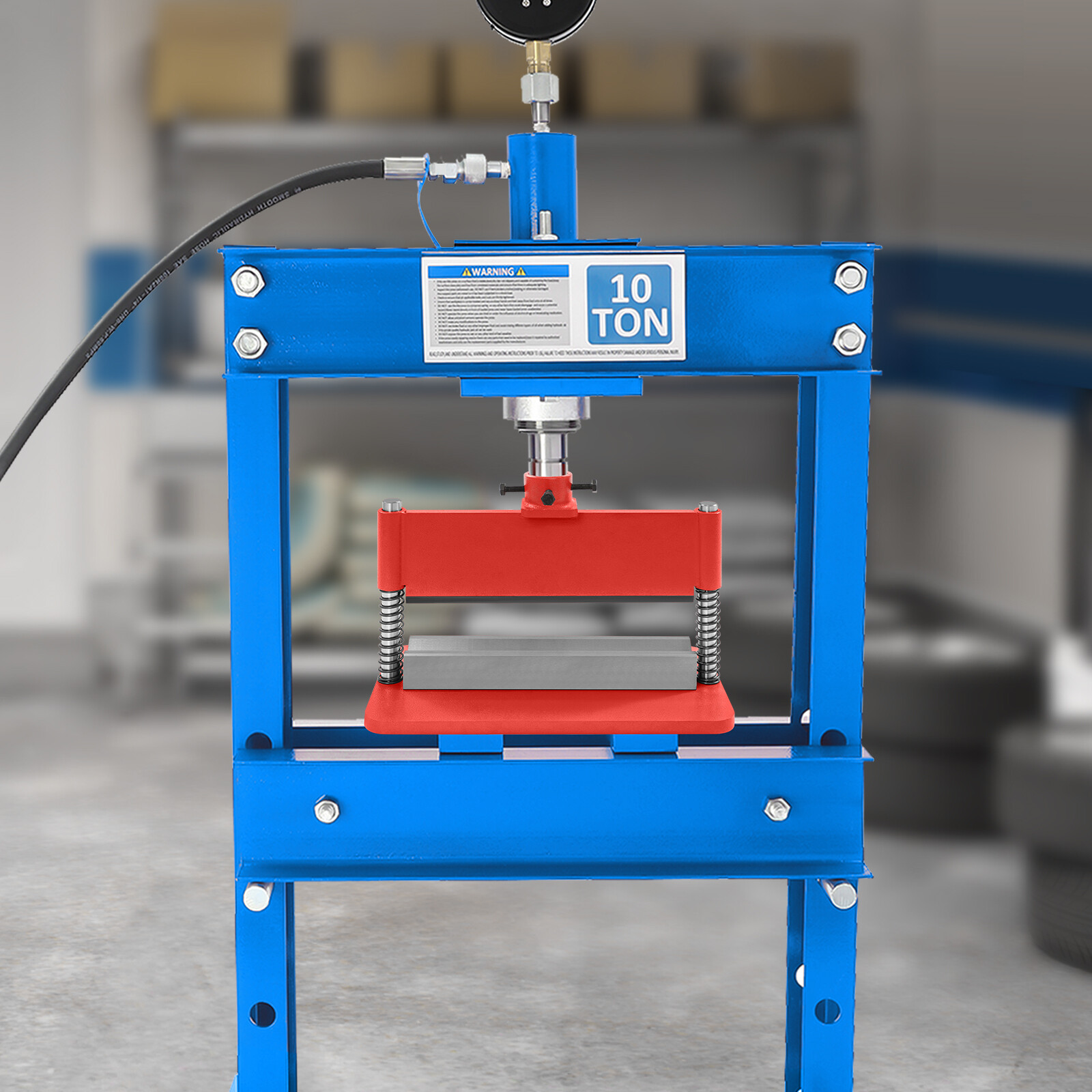 14.5*7.5*9.25in Red 45#Steel Press Brake Attachment For Hydraulic Shop Presses