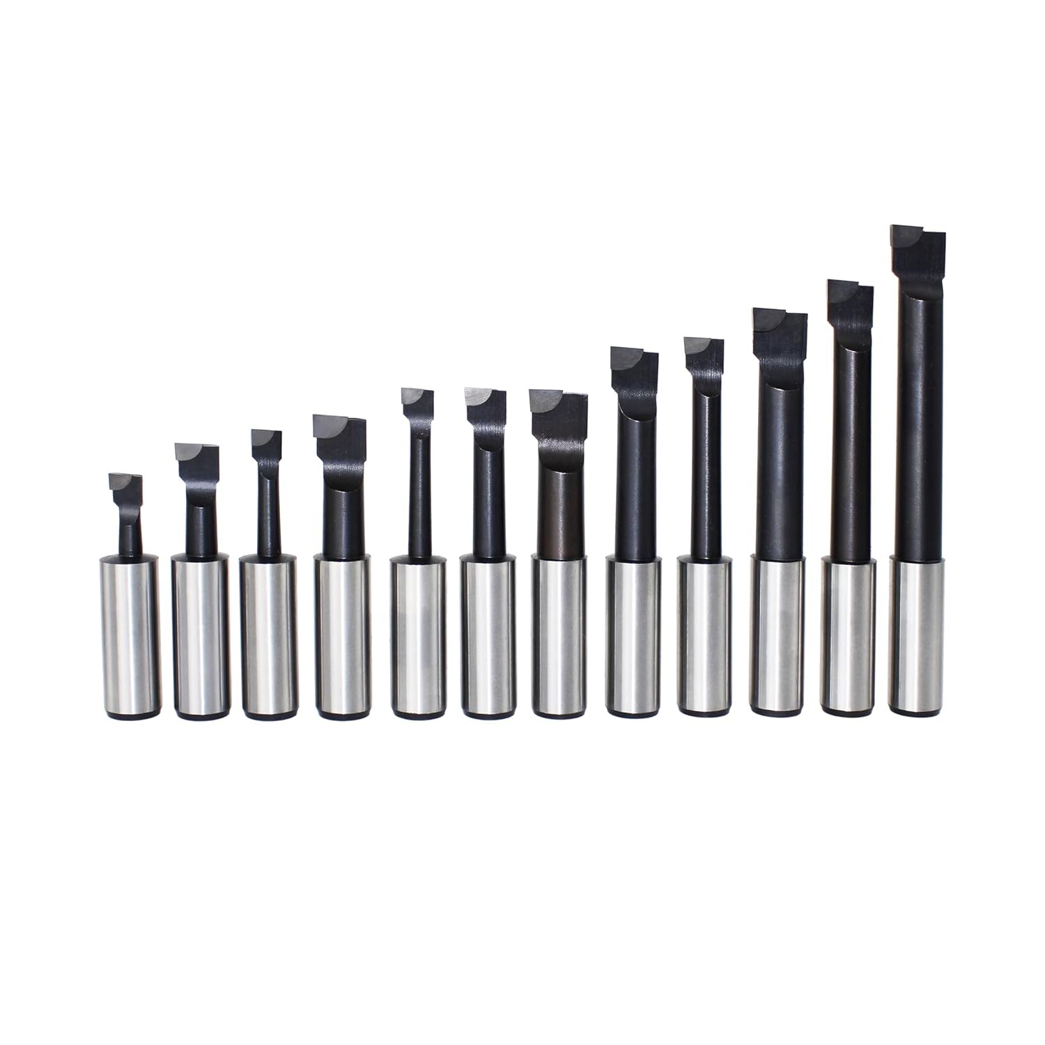 HFS 12Pc 3″ Boring Head R8 Shank 3/4″ Carbide Boring Bar Set Bridgeport Milling