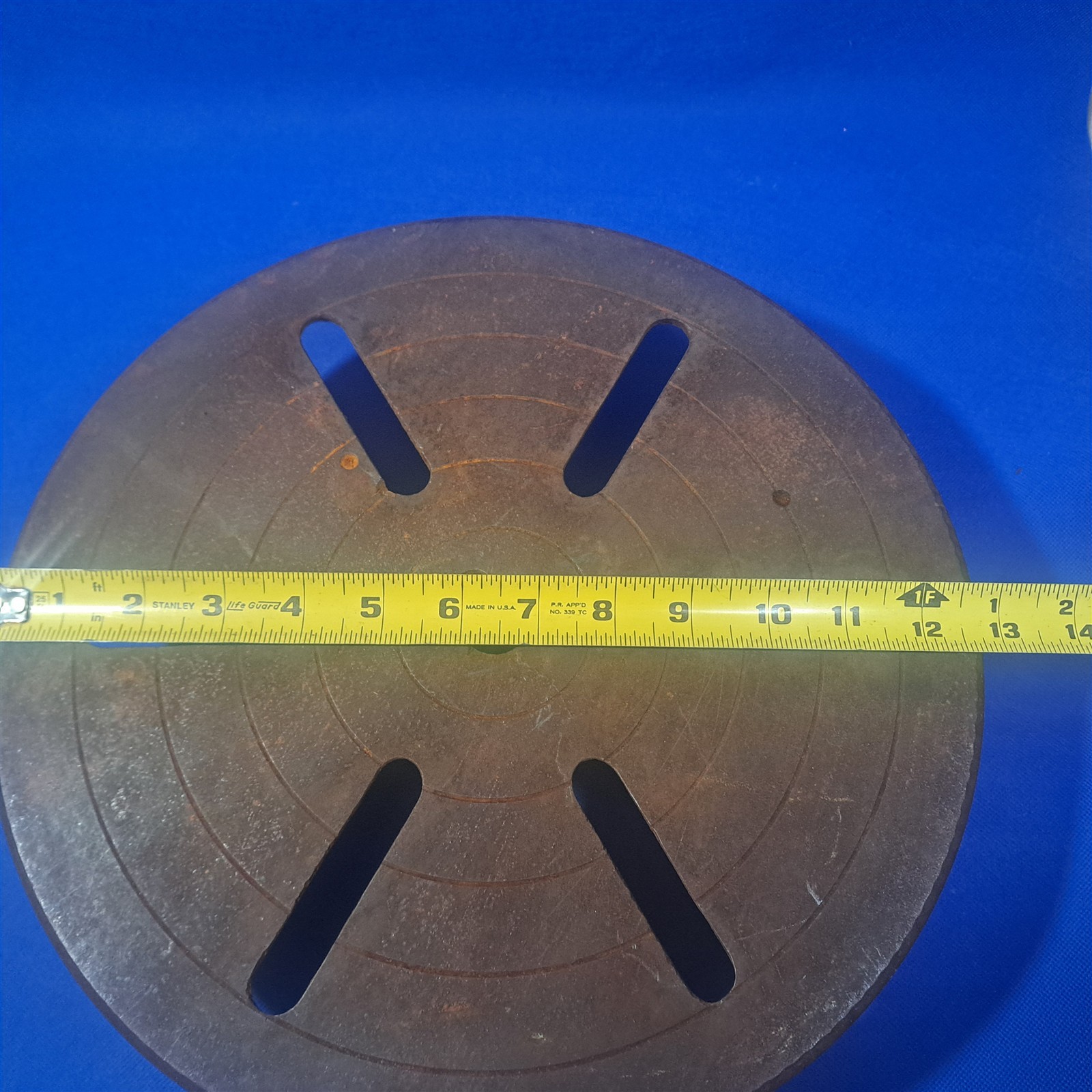 12 3/4″ Metal Lathe Faceplate