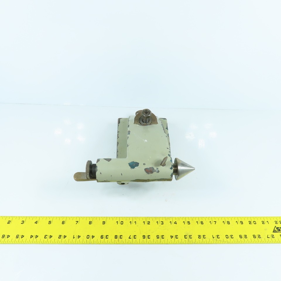 Unknown Make/Model Offset Lathe Tailstock For T-Slot W/Dead Center Quick Release