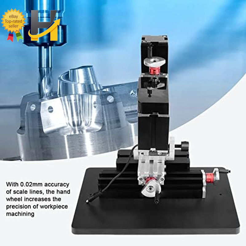 60W Mini Milling Machine 12000RPM DIY Soft Metal Processing Woodworking Lathe