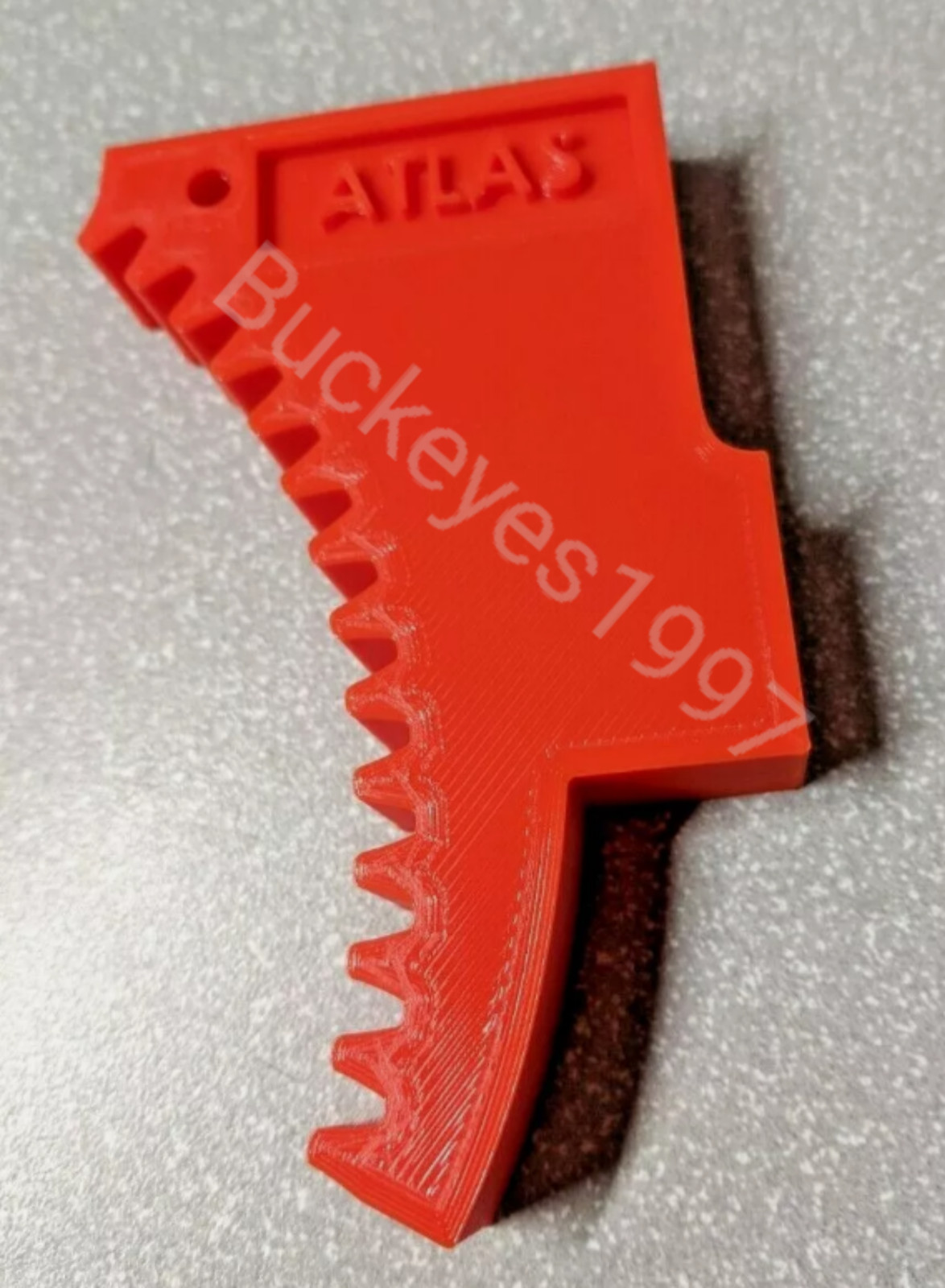 Atlas Craftsman 10″ & 12″ Lathe Spindle Lock Wedge Stop Block — Orange