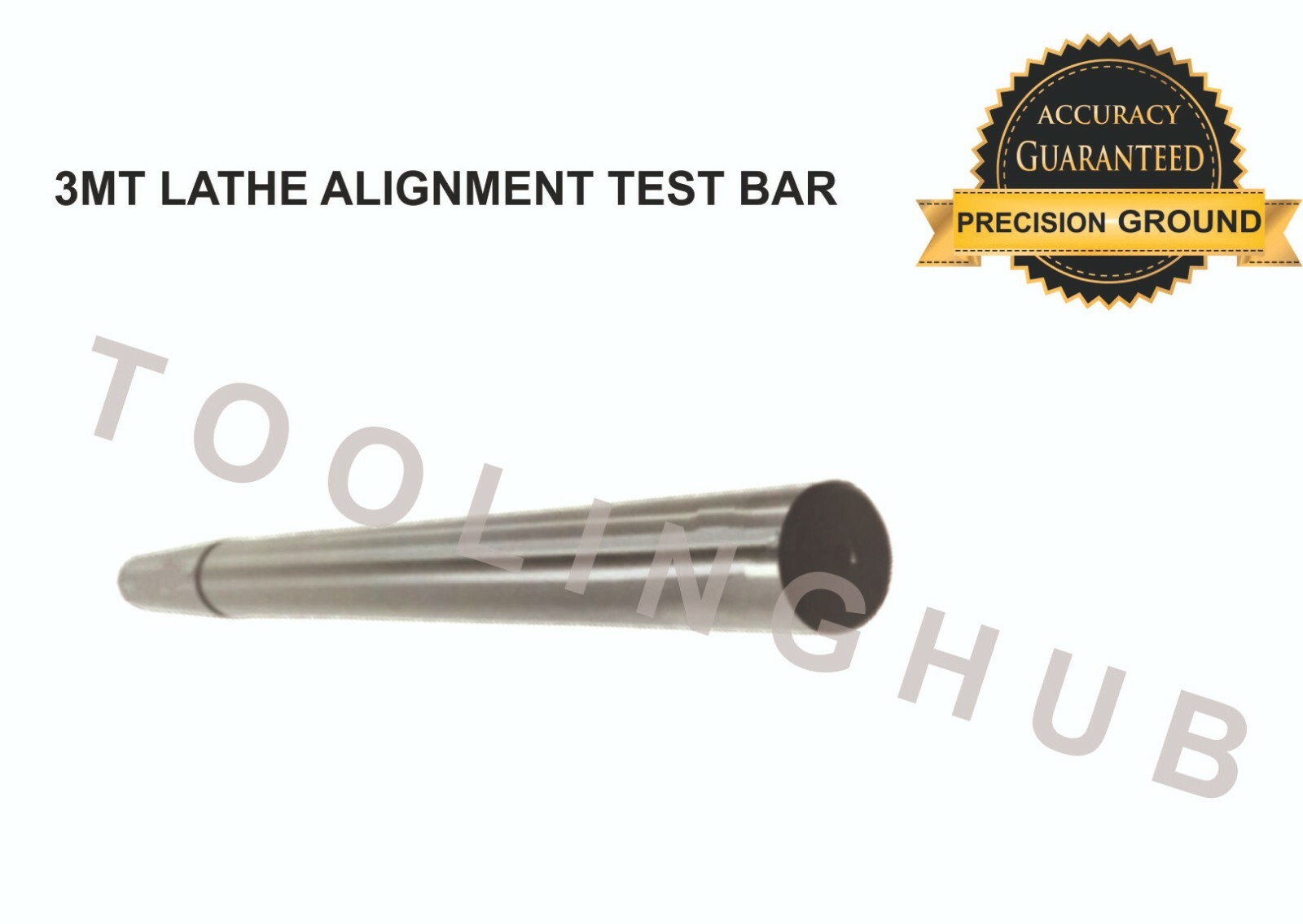 3MT Lathe Alignment Test Bar MT3 O.A.L 13-3/16 Inch 283mm Alloy Steel Wooden Box