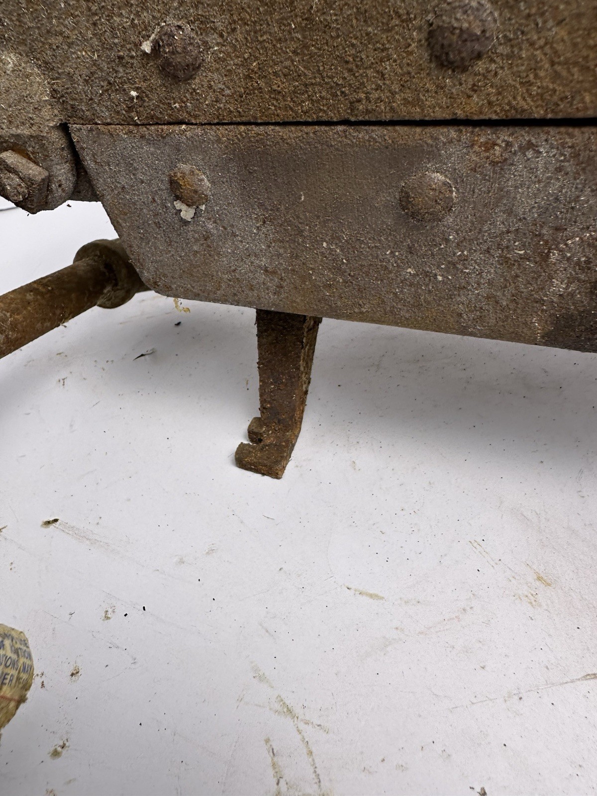 Vintage Johnson No 101 Bench Furnace Cast Iron Gas Forge Blacksmith 1930-1940s
