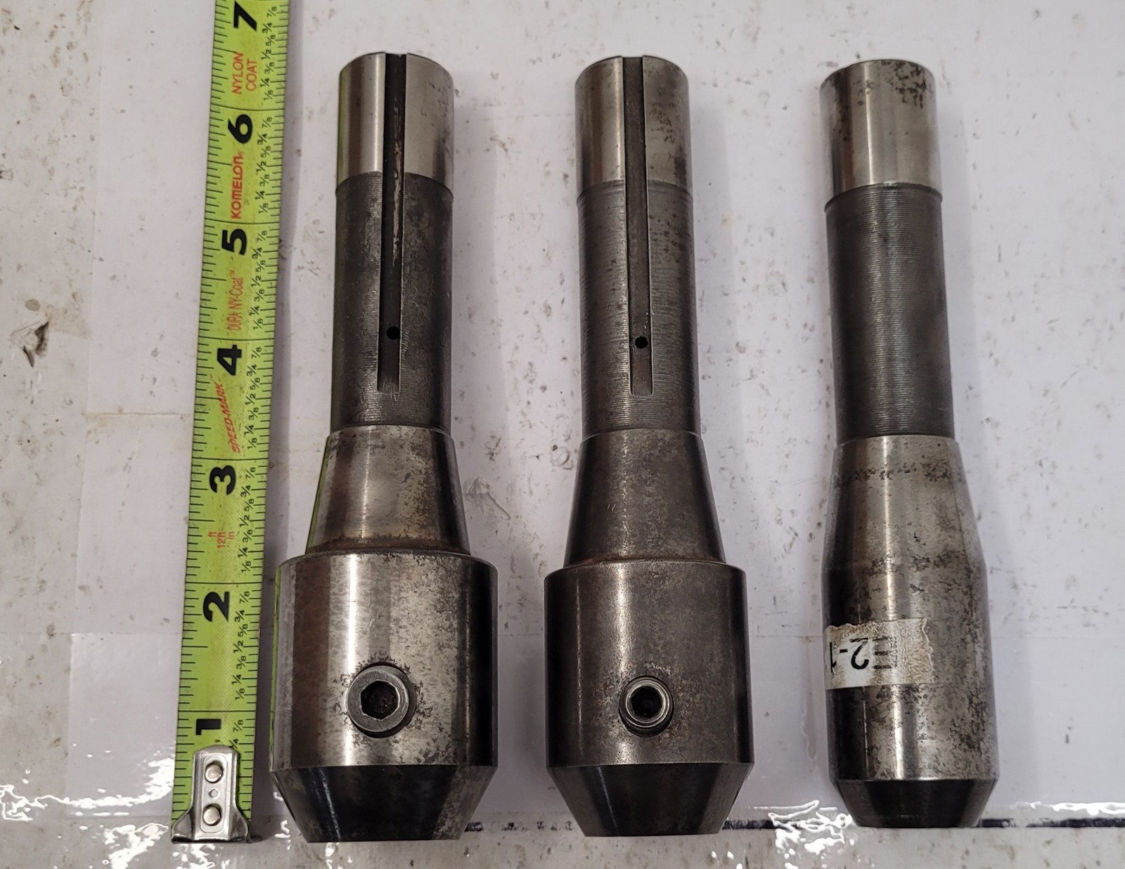 Shars Tool R8 Tool Holders – Lot of 3 – Various Sizes