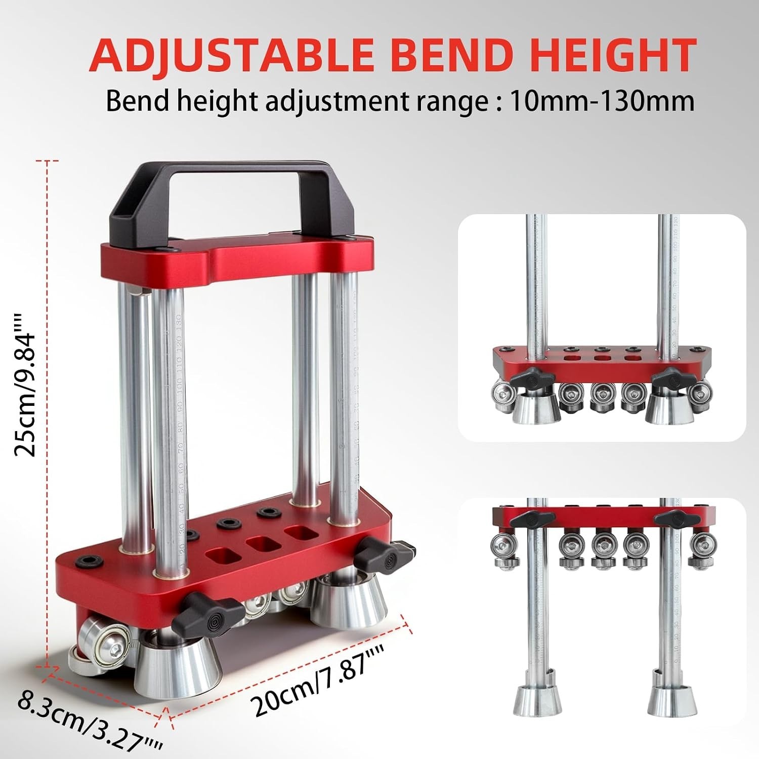 Efficient 0-100° Edge Roller Bender: Lightweight for Professionals and DIYers