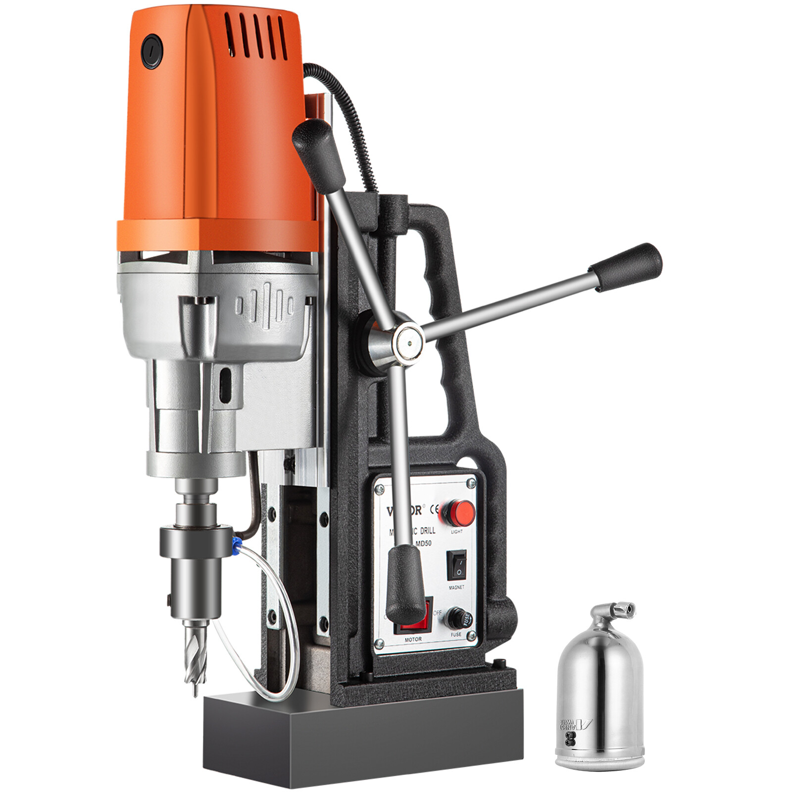 VEVOR 2HP Magnetic Drill Press 2″ Boring Diameter 2900 LBS Mag Force MD-50