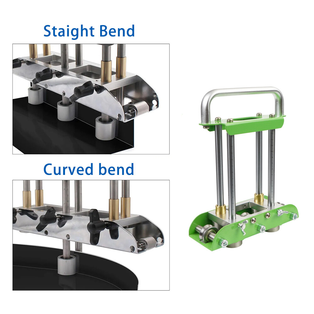 Green Hand Sheet Roller Bender 0-90 Degree Bending Angle Metal Roofing Tool