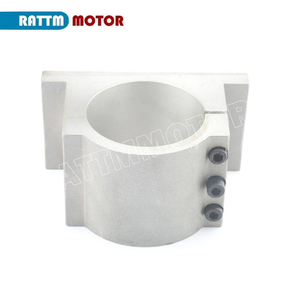 65mm 80mm 100mm Dia Cast Aluminium Spindle Motor Bracket Clamp Fixture Holder