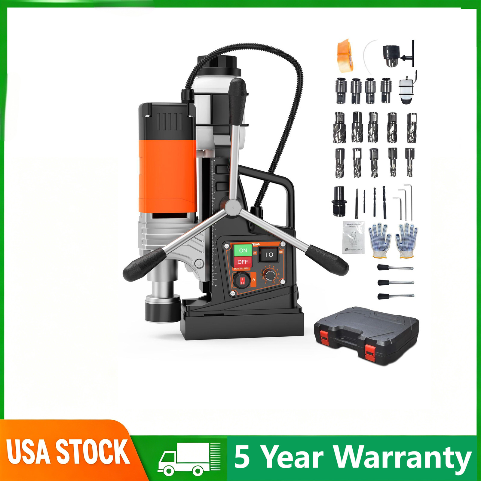 Mag Drill Press 1850W 2″ Boring Diameter 2922Lbf Power Magnetic Drill 810 PRM