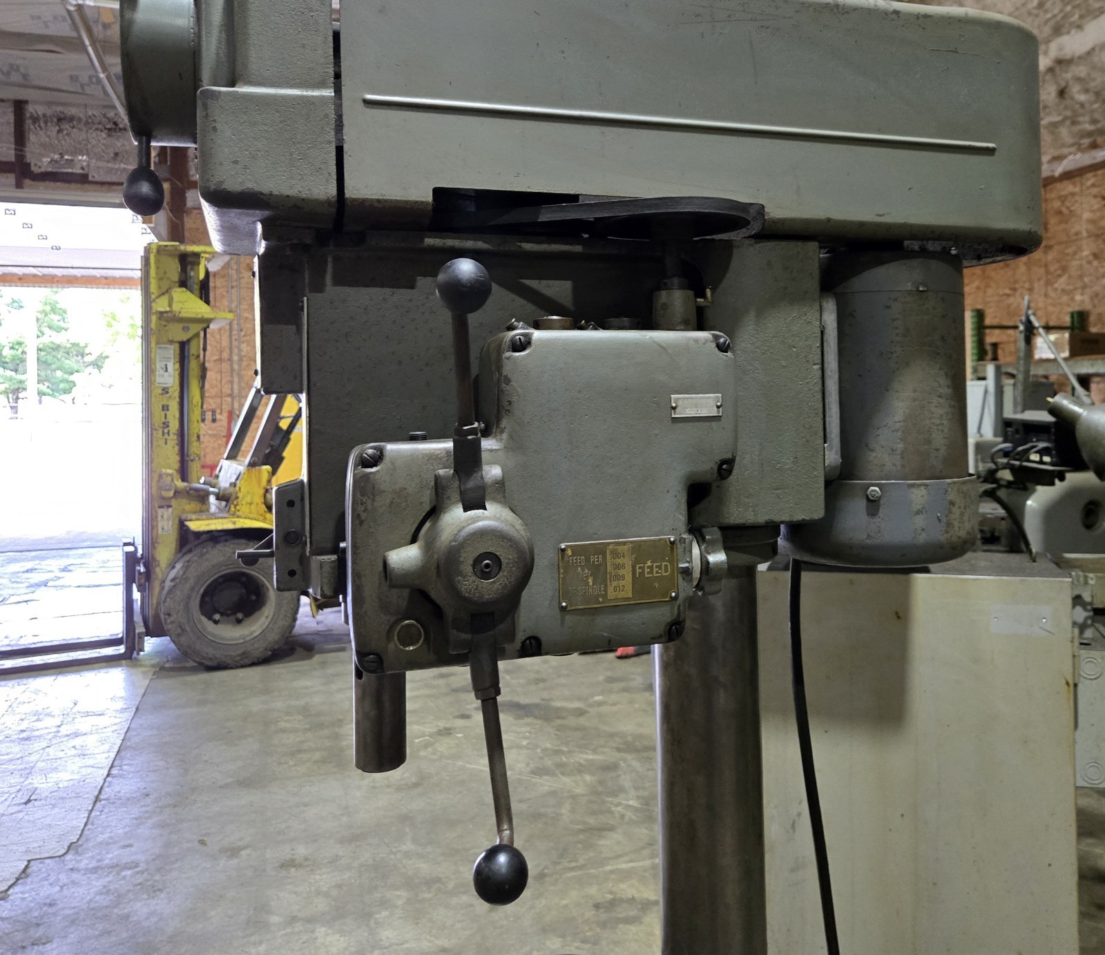 Clausing Drill Press 22V Variable Speed power down feed machinist lathe mill