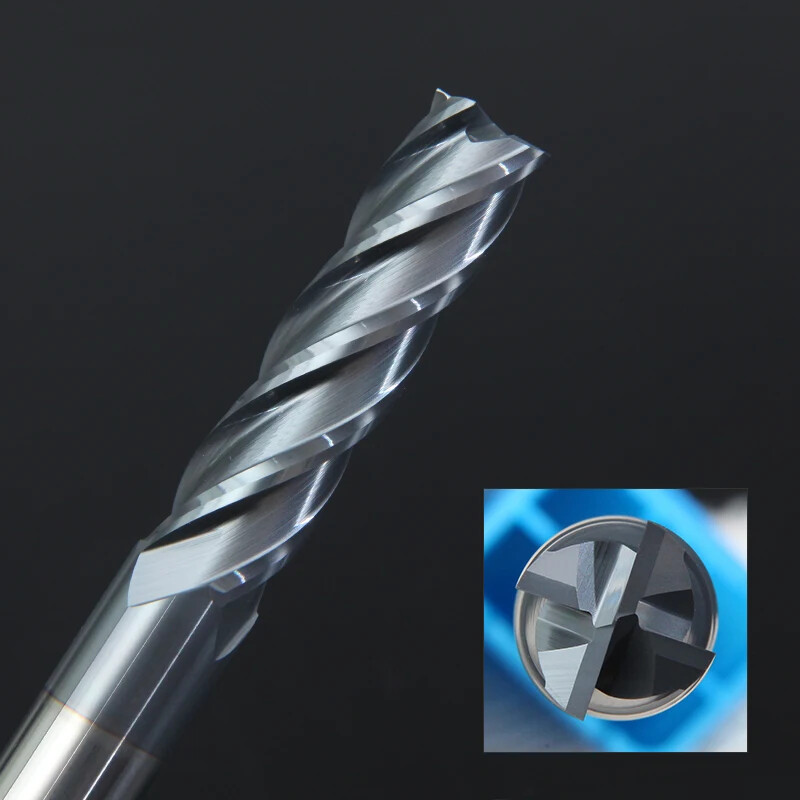Flutes Carbide End Mill Alloy Tungsten Steel Cutting Milling CNC Machine HRC50