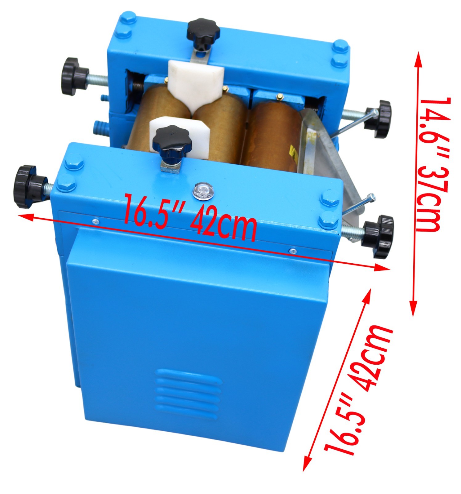 110V Lab Three Roll Mill Grinder with Alloy Steel Roller, lab Grinding Machine