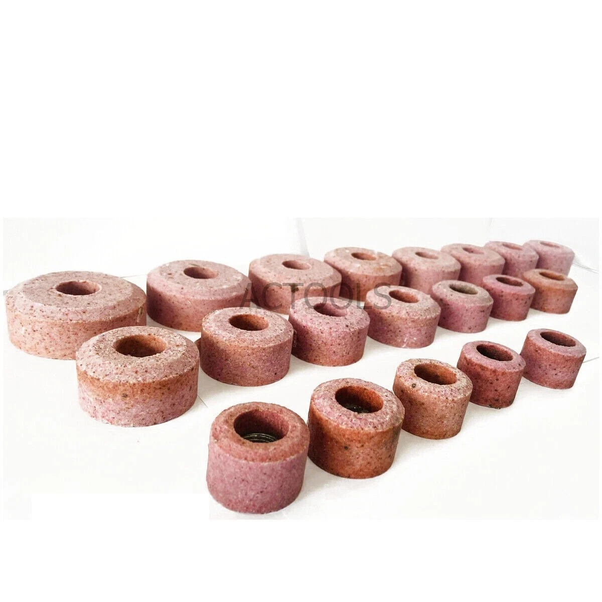 SIOUX VALVE SEAT PINK GRINDING WHEELS 20 PCS STONE HOLDER STAR DRIVE 11/16″ USA@