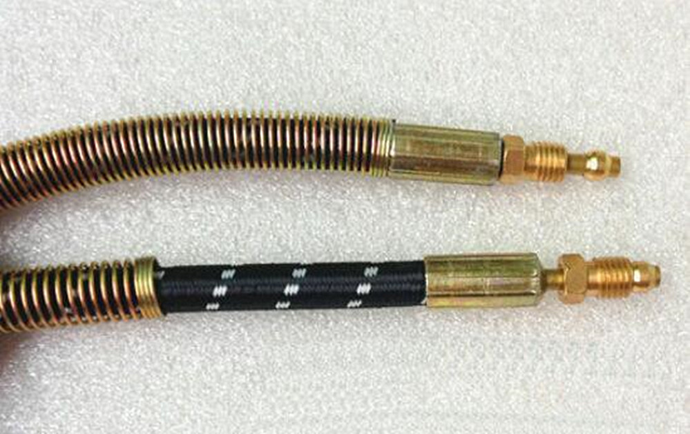 Bridgeport Milling Machine Oil Tube Line Metal Spring Cloth Sheath Hose 650*4mm