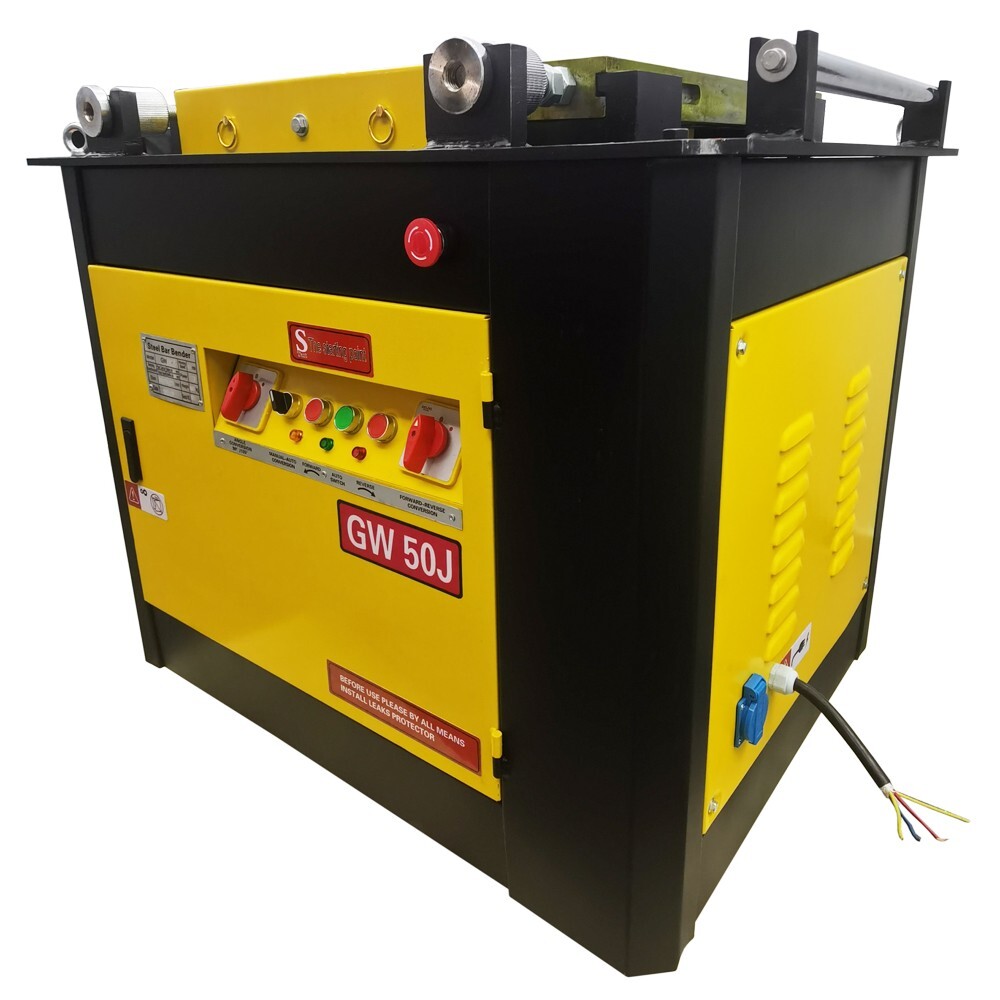 GW50J 220V 3PH 5.36HP 1/4” to 2″ 0-180° Steel Bender Table Bending Machine
