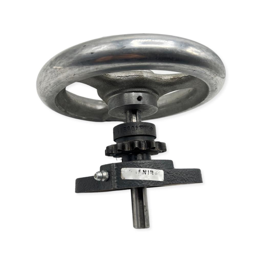 Unbranded Steel Mill Handle Wheel w/ FAFNIR CCJT Bearing & Martin 40BS11