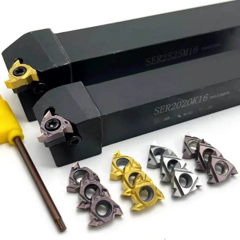 SER1212H16 Thread Turning Tool Holder for 16ER AG60 Inserts External CNC Lathe