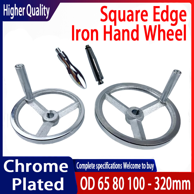 OD 65mm – 320mm Three Spoke Round Hand Wheel Handwheel for Milling Machine Lathe