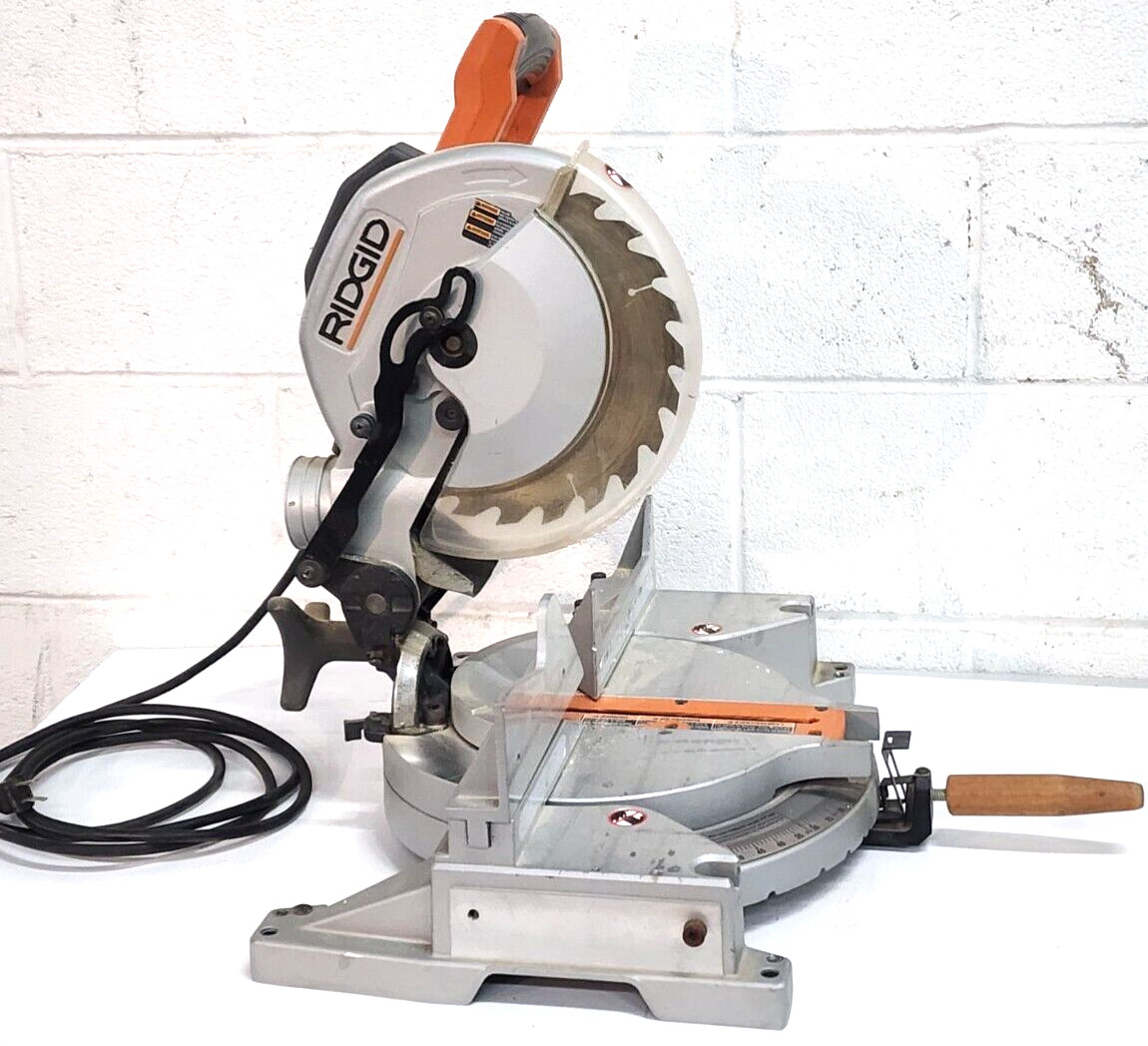 RIGID 10″ COMPOUND MITERSAW MS1065LZA 120V AC 15 AMPS