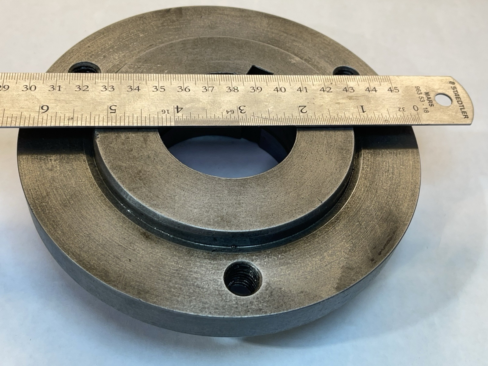 Unbranded Engine Lathe Mounting Plate Adapter L00 For 6.5” Chuck (25M3)