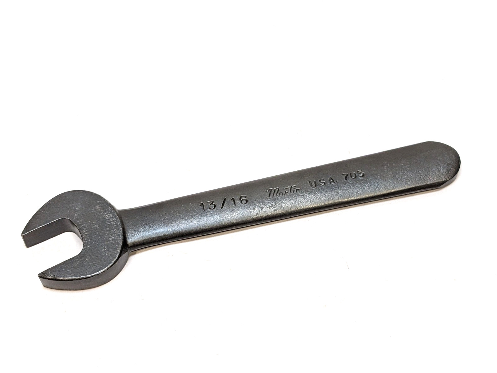 Martin USA 705 High Carbon Steel 13/16″ Single Head Open End Wrench 8″ Long