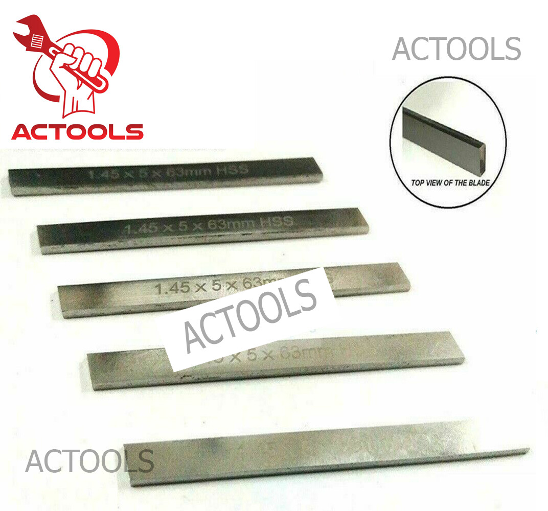 8mm Small Mini Lathe Cut Off Parting Tool Holder With 5mm M2 HSS 6 Pcs Blade USA