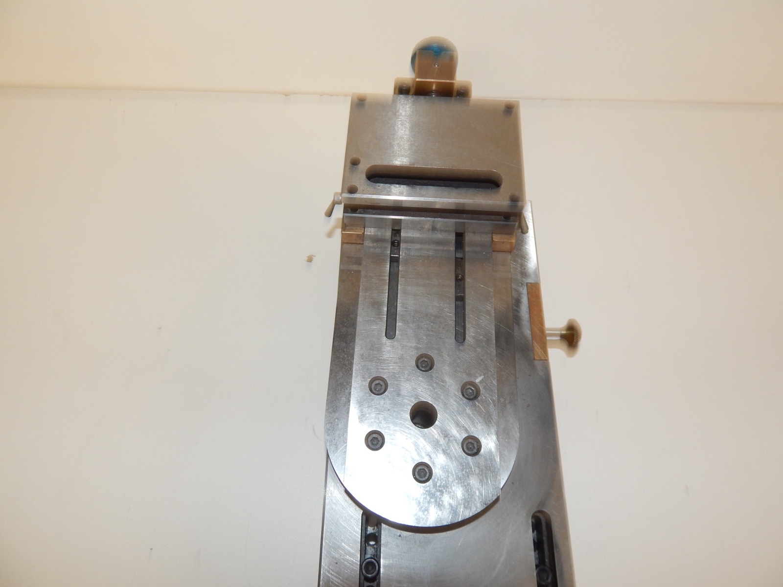 ^^ METAL LATHE VINTAGE TABLE- ROTATE 360 DEGREES (EQX64)