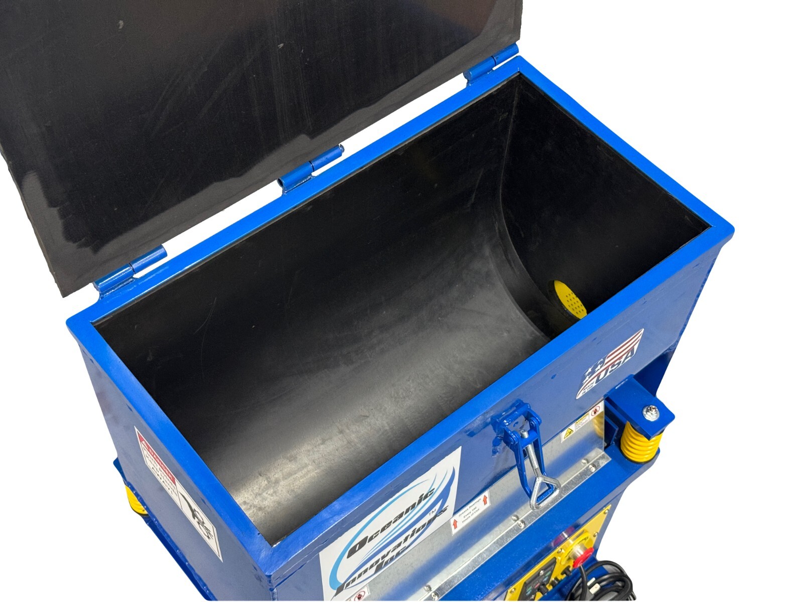 Vibration Deburr Machine WhisperShake 2.5 Cubic Foot Vibratory Finishing Tumbler