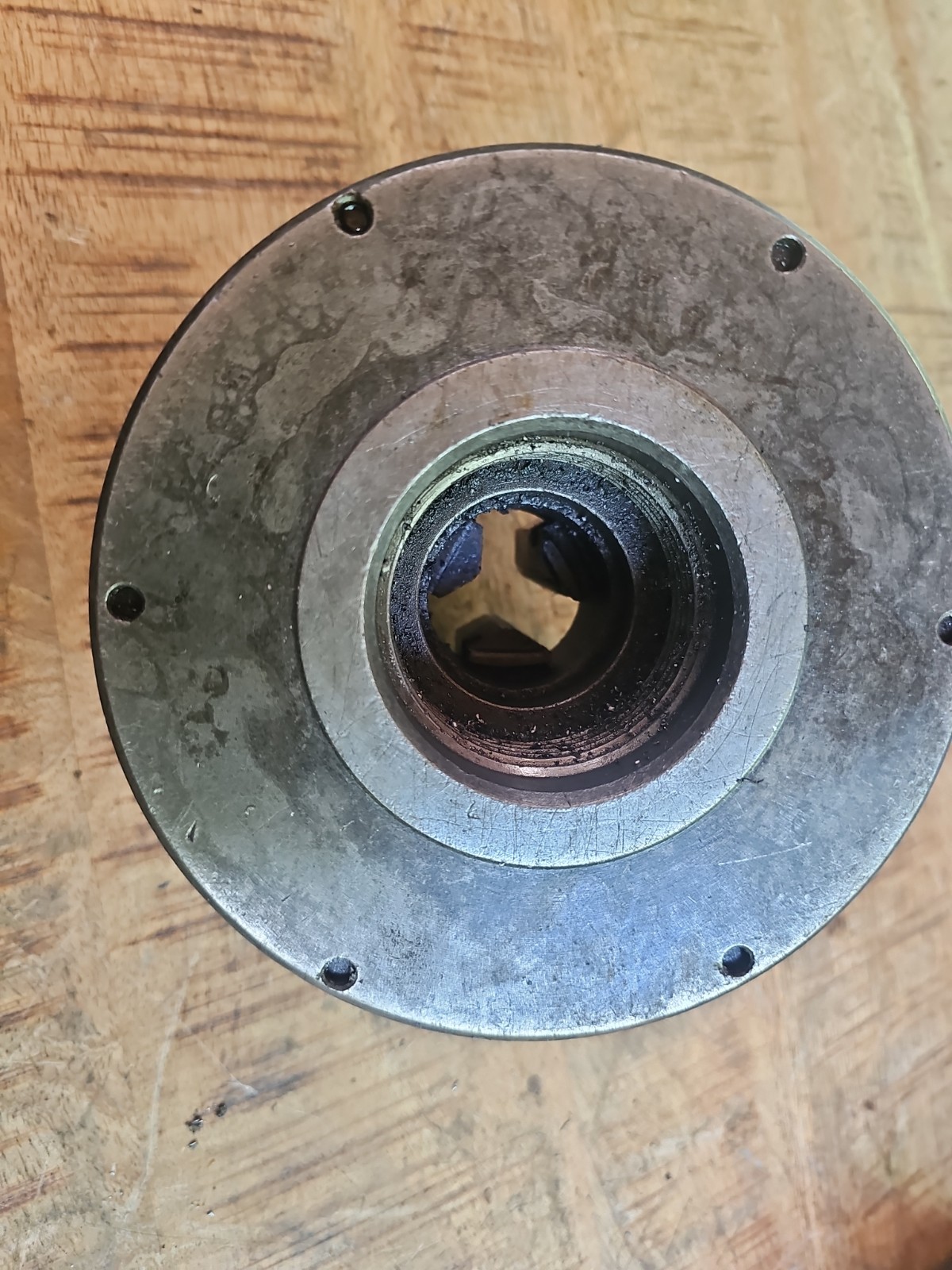 Logan 1063 Lathe 3 Jaw Chuck 6 Inch (no key is included) Nice accessory w mount