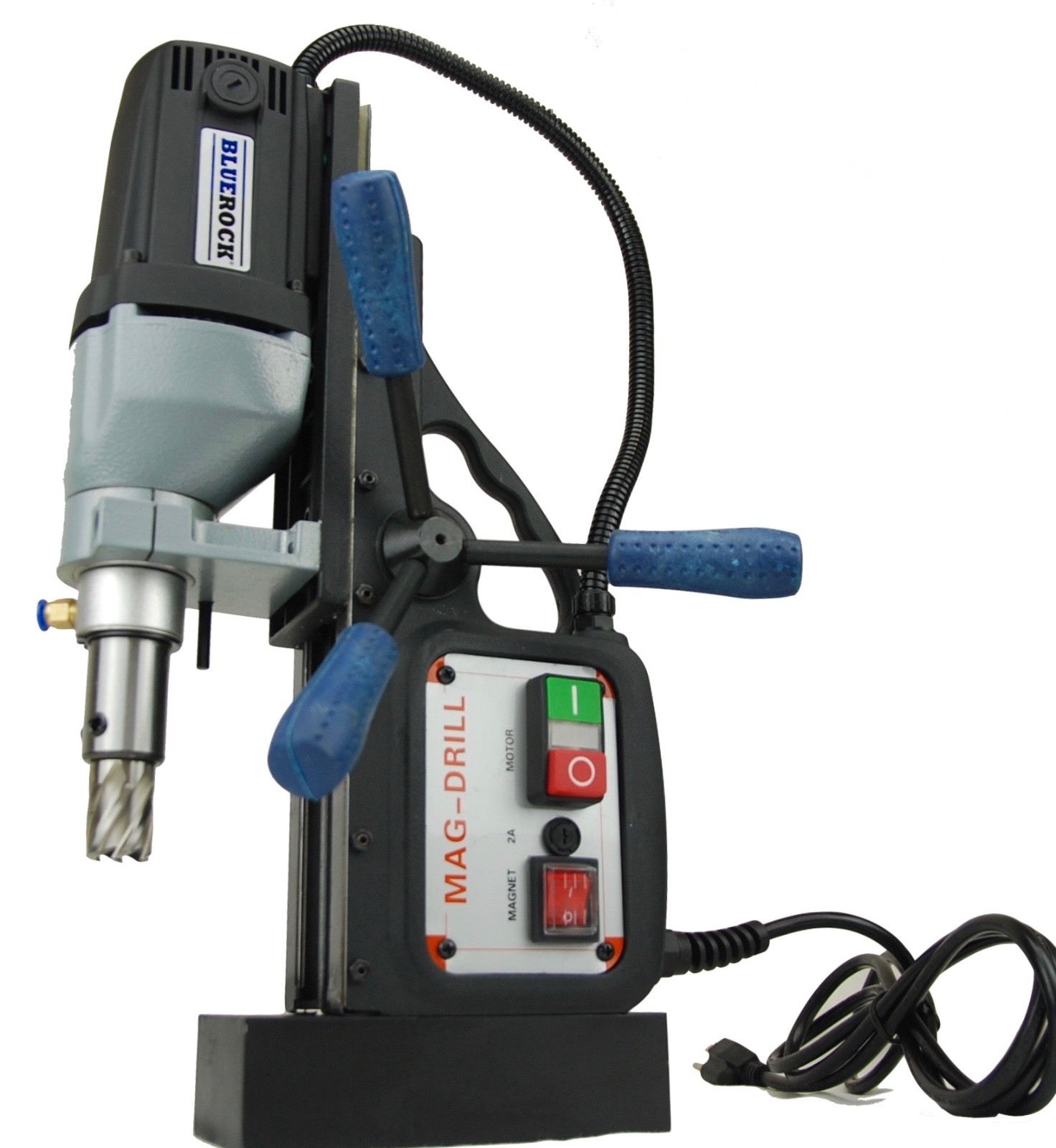 BRM35A-B Mag Drill by BLUEROCK ® Tools + 1″ Annular Cutter Set, Package Deal