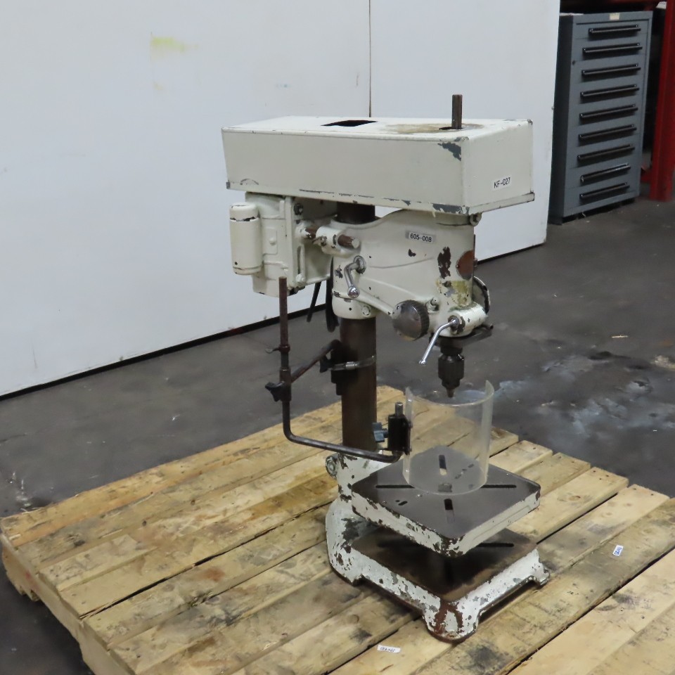 Atlas No. 64 1/2HP 15″ Bench Drill Press 120V 1PH 1/2″ Chuck 600-5200RPM
