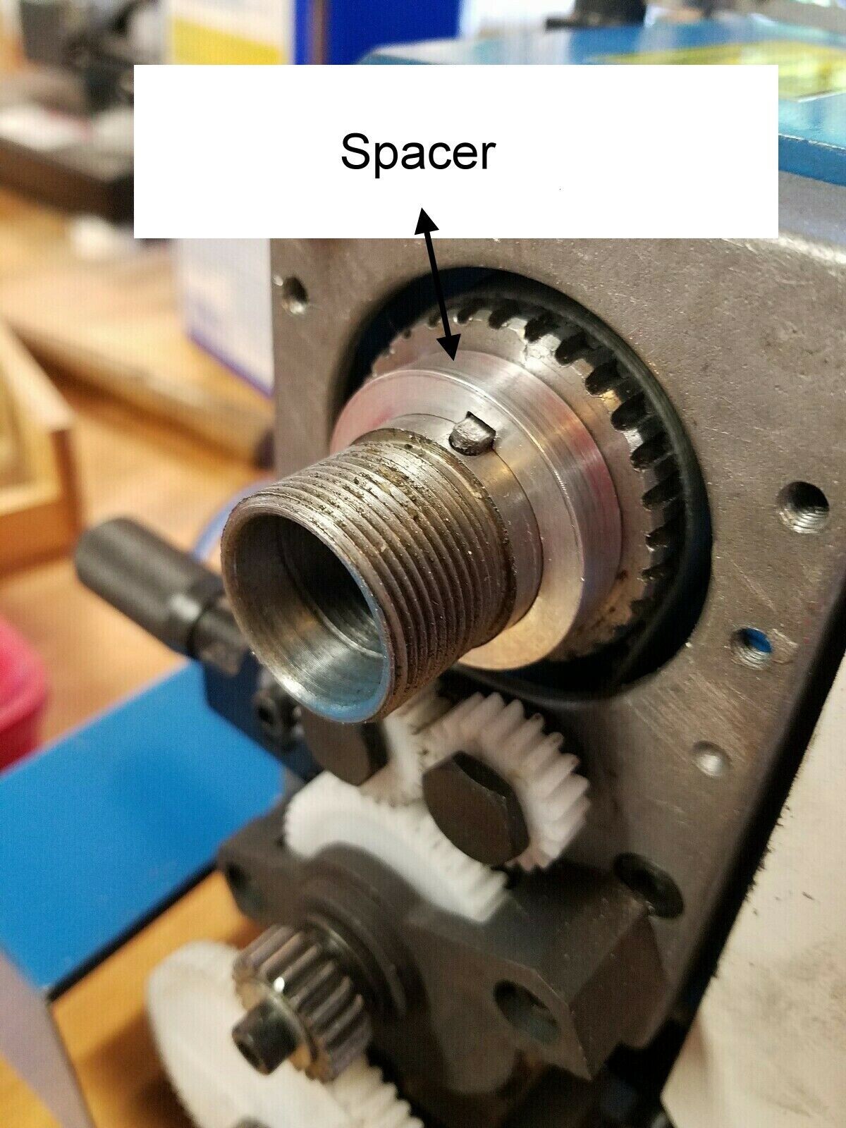 Metal Mini Metal Lathe Headstock Spindle Spacer Replaces Plastic on 7 X 14 Lathe