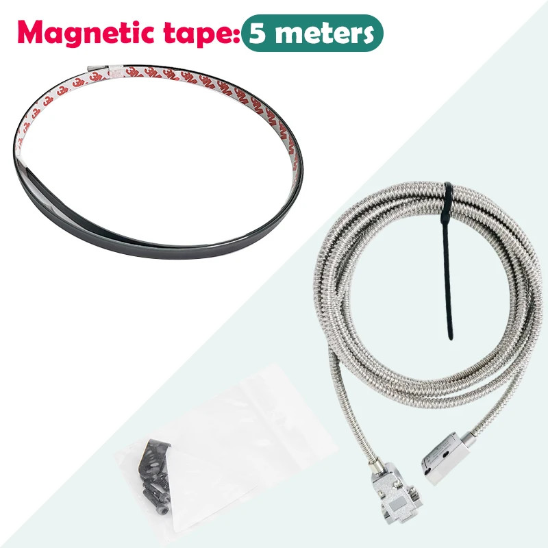 MSR5000 Magnetic Head Sensor 5VDC ±5μm/M Lathe Grinder DRO Magnetic Scale