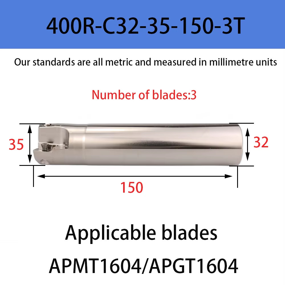 BAP400R EAP400R APMT1604 Milling Holder Cutterhead Shoulder Cutting Right Angle