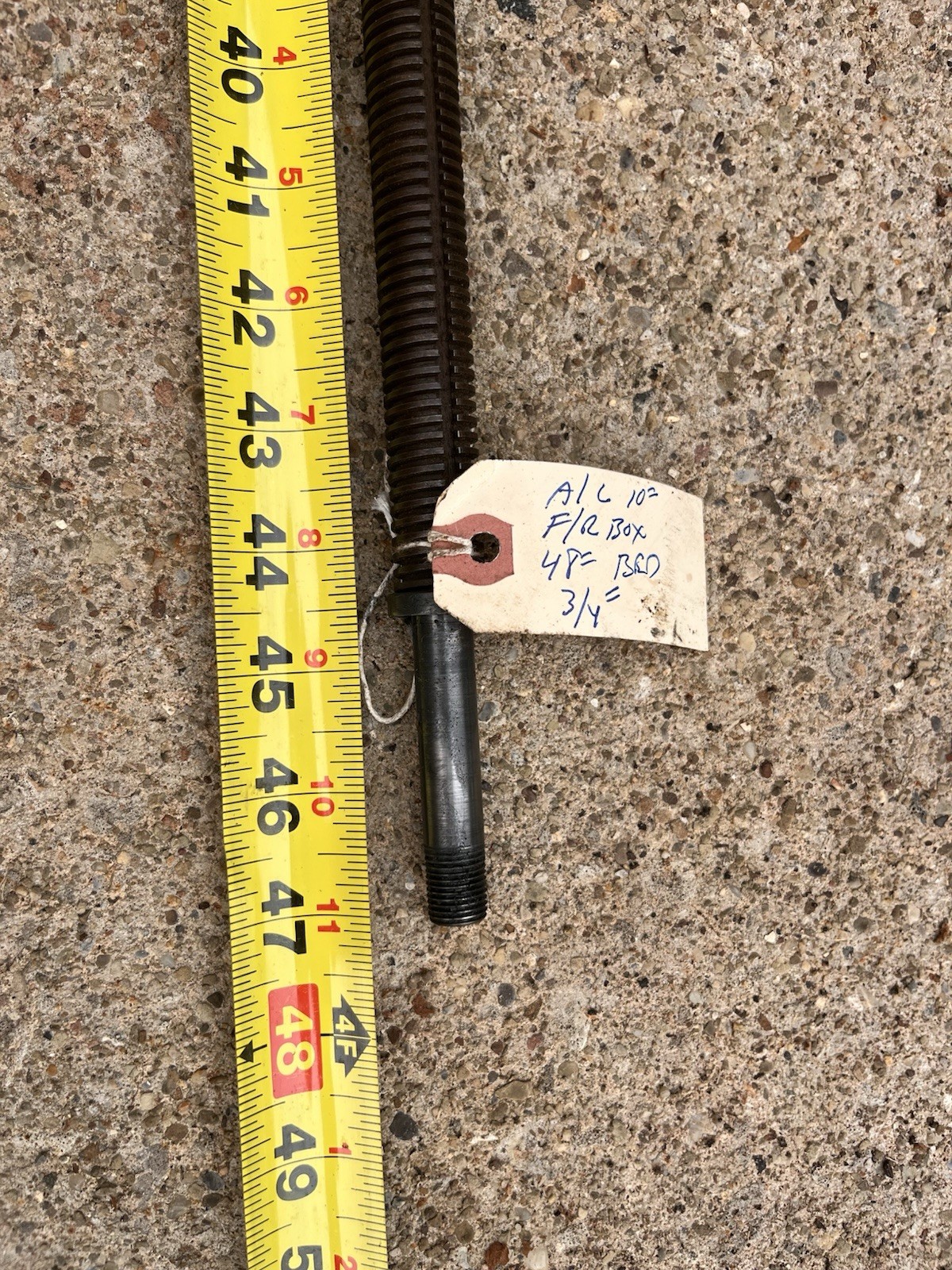 Atlas Craftsman 10” Lathe 3/4” Lead Screw For 48” Bed & Reverse Gear Case