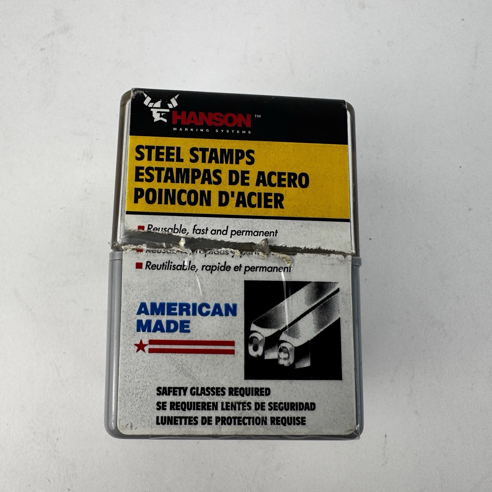 Hanson Marking Syst. 22861 9-Piece Heavy Duty 3/16″ Numbers 0-9 Steel Stamp Set