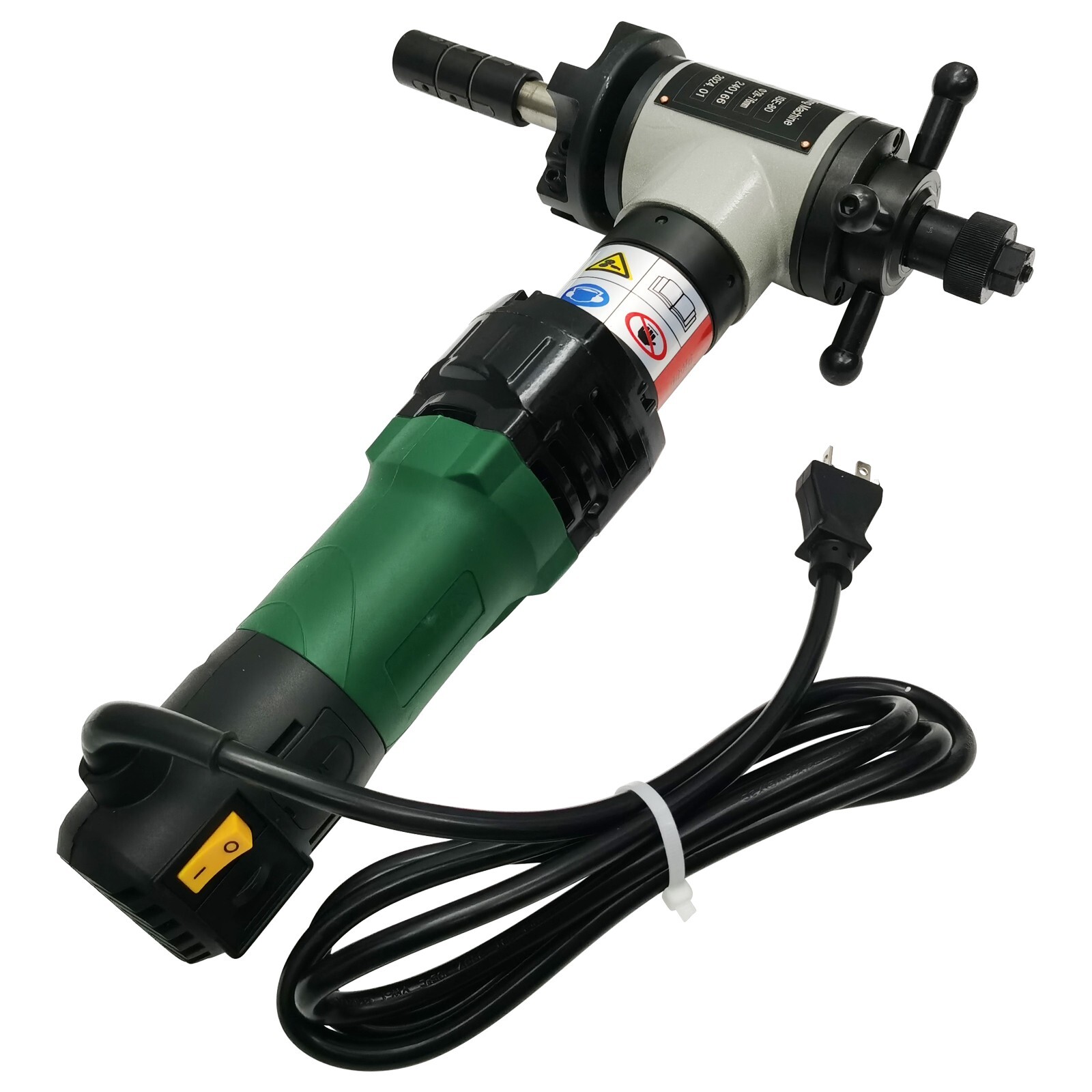 ISE-80 220V 1200W Electric 1.1-3.0″ Pipe Beveling Machine 0°/30°/37.5° 55RPM