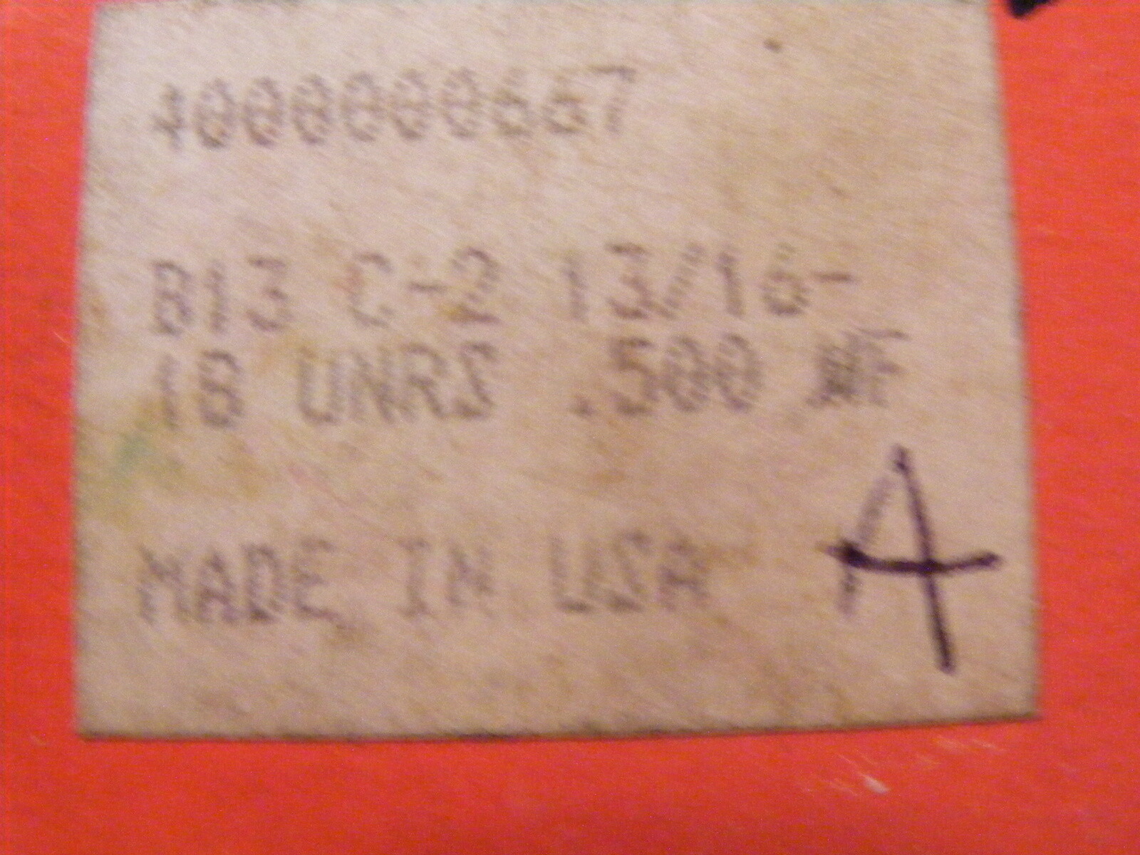Reed Thread Roll Rolling Dies 13/16 – 18 UNRS – NICE CONDITON – READ (a)