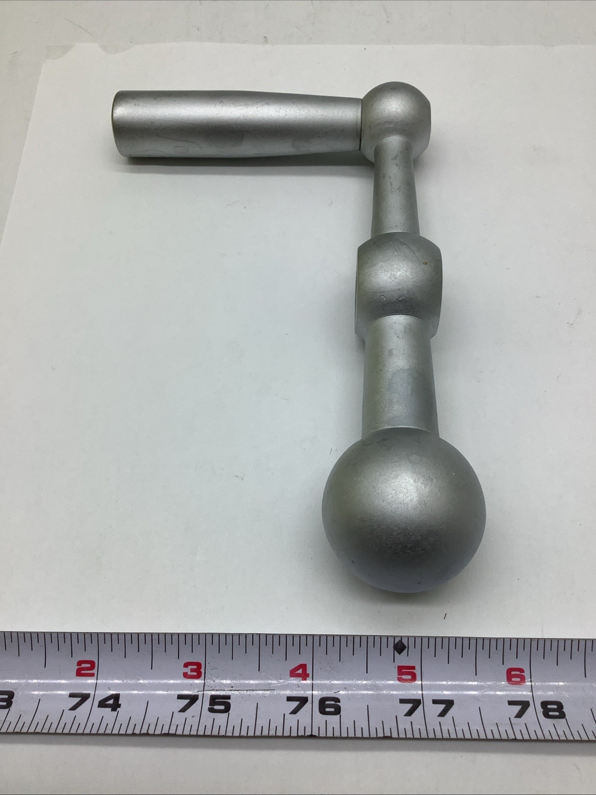Lathe Ball Handle,Tri Ball Balanced, 365-06, 1 In Lot, 2568-J