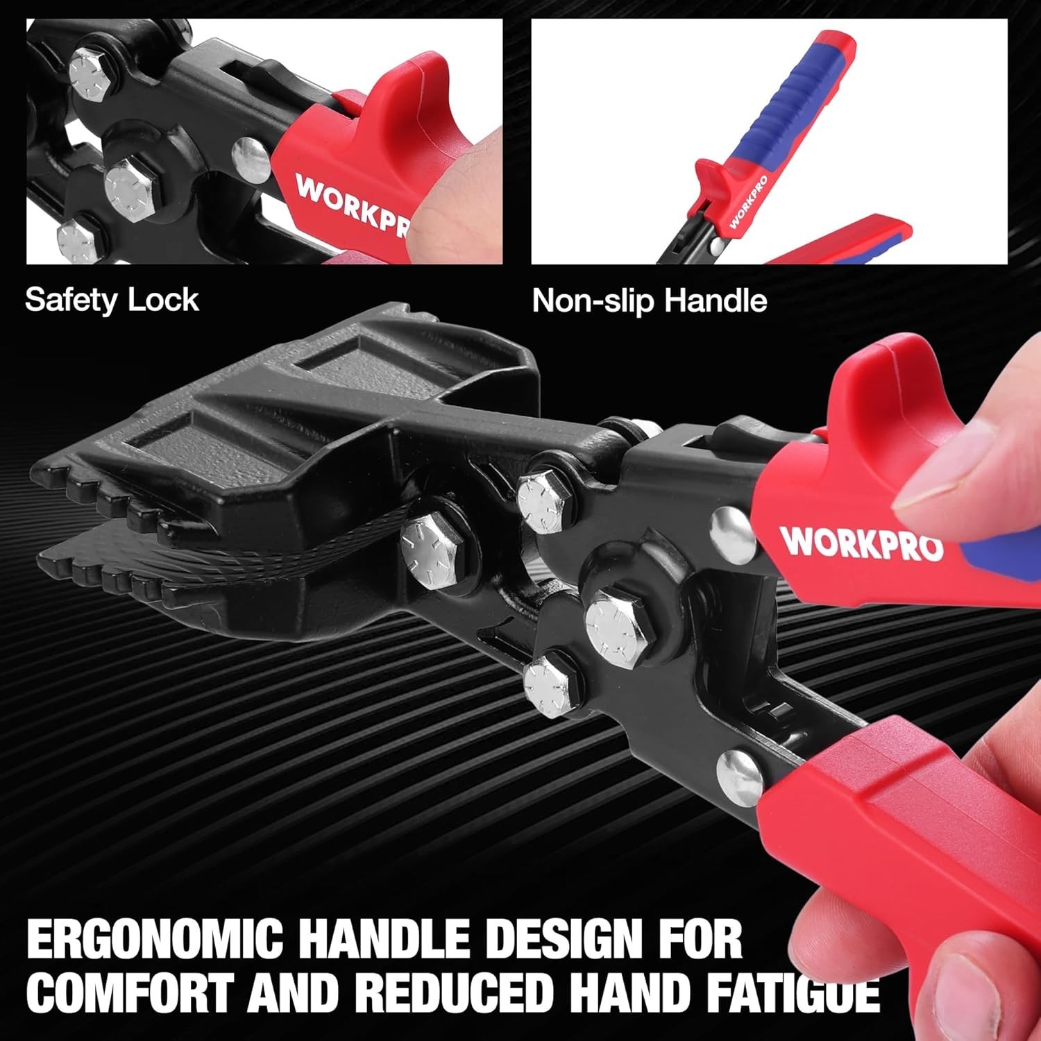 Hand Seamer Tool, 3-Inch Sheet Metal Bender, Heavy-Duty Steel Sheet Metal Bra…
