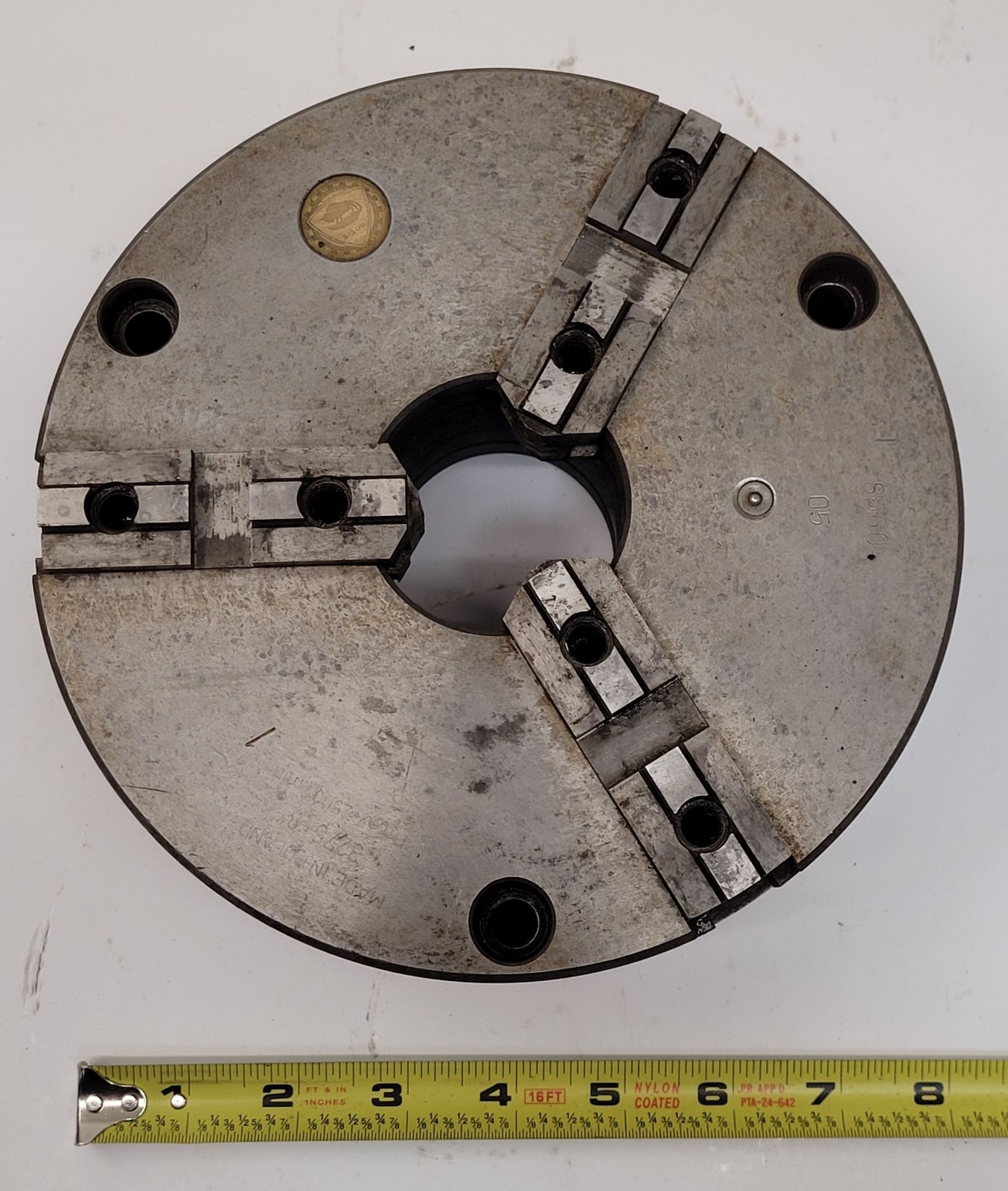 Bison 8″ – 3 Jaw Universal Scroll Chuck