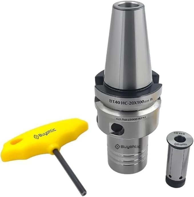 Hydrogrip Chuck Adaptor Holder BT40 Shank II Cutter Diameter 20 x 100 mm Long